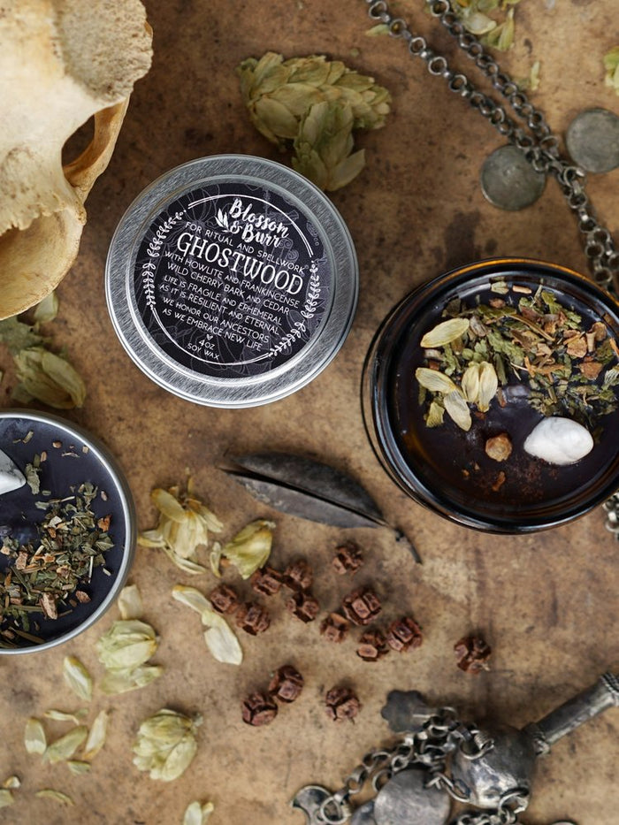 "Ghostwood" Soy Spell Candle