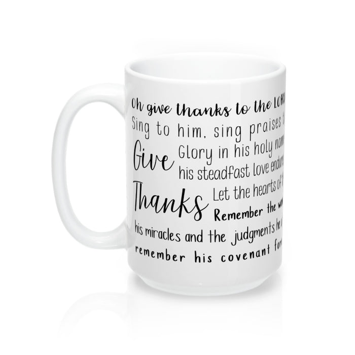 Give Thanks Mug