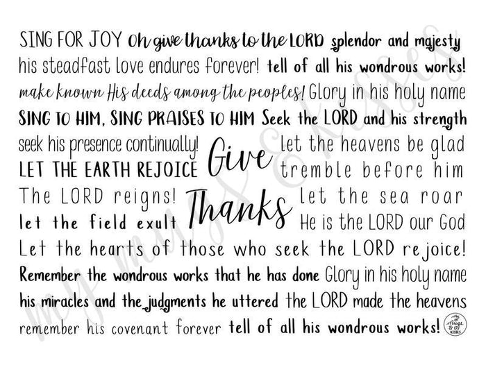Give Thanks Tumbler