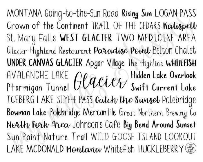 Glacier Digital Download