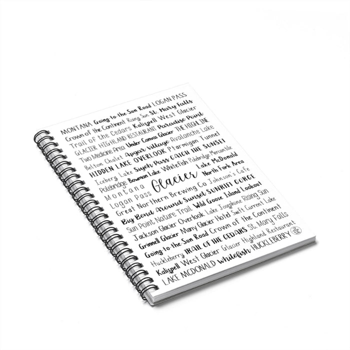 Glacier Spiral Notebook