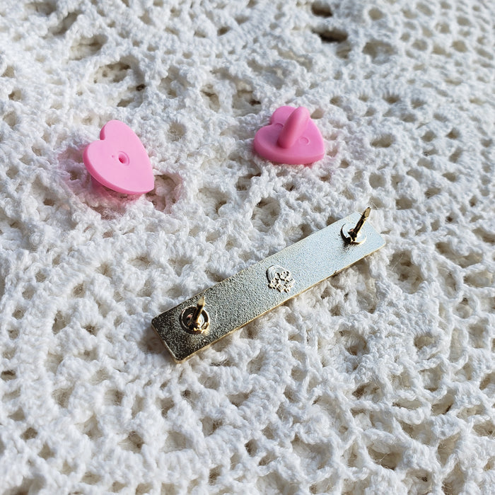 Gold Bar He/She/They Pronoun Pins