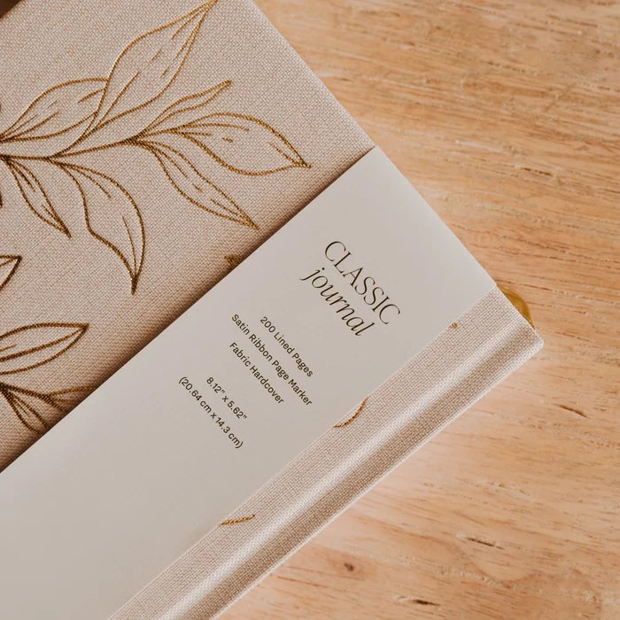 Gold Leaves Notes Journal