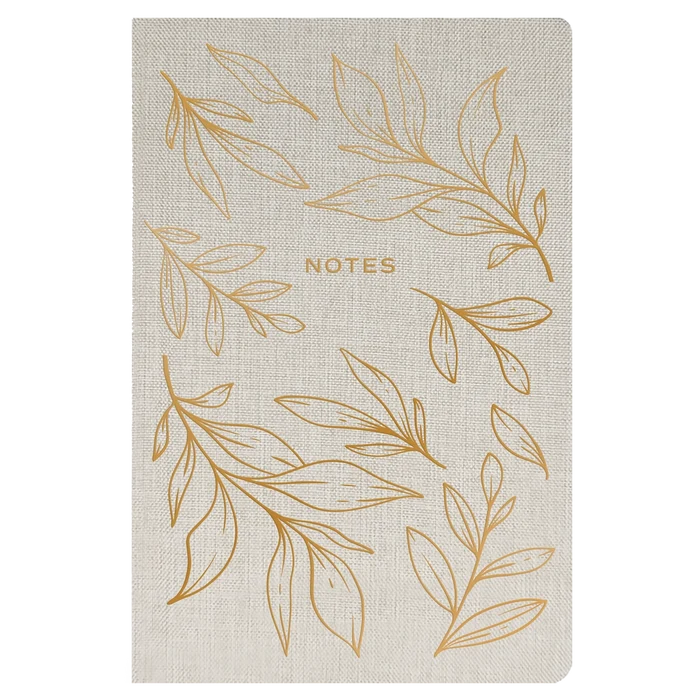 Gold Leaves Notes Journal