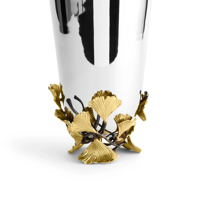 Michael Aram Golden Ginkgo Vase