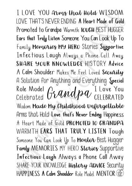 Grandpa Spiral Notebook