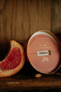 Grapefruit & Cardamom Tea Solid Brass 14oz Pure Soy Candle