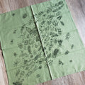 Green Beetle Print Bandana