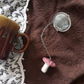 Handmade Ceramic Mushroom Tea Strainer