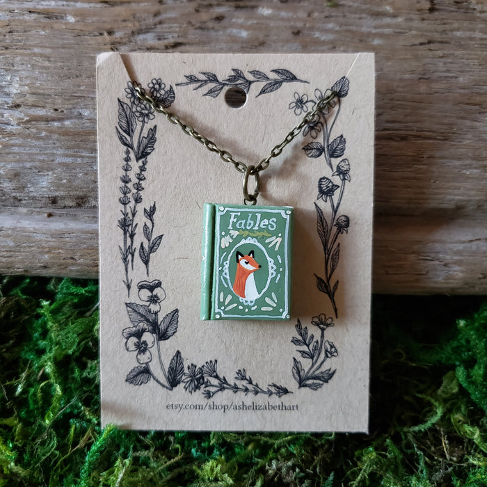 Handmade Fables Storybook Pendant