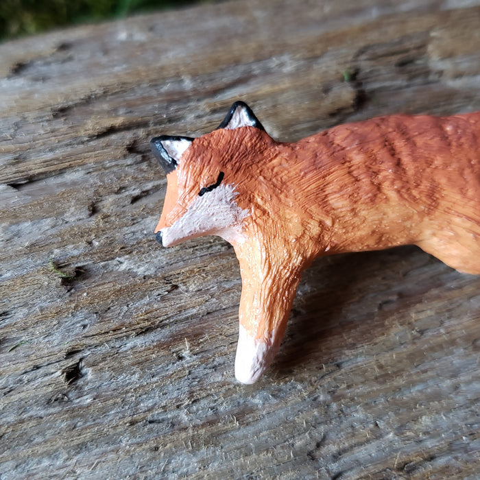 Handmade Woodland Fox Brooch