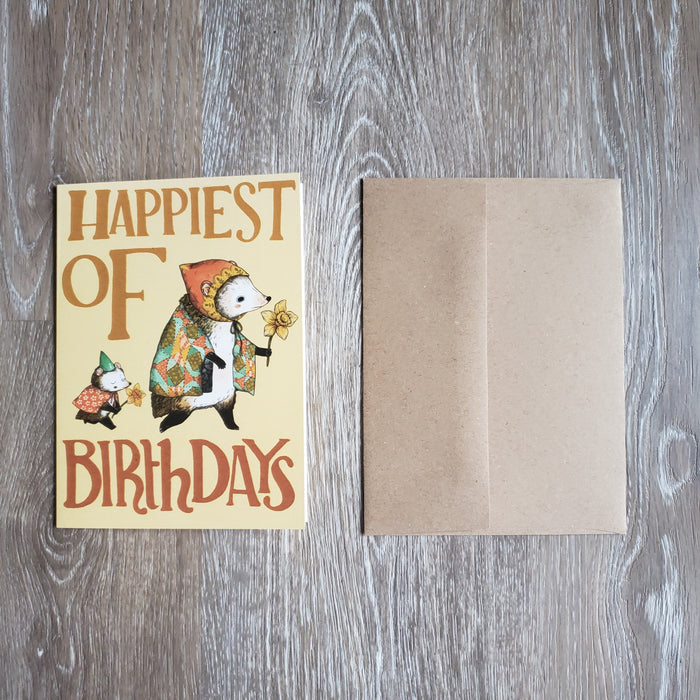 "Happiest of Birthdays" Greeting Card