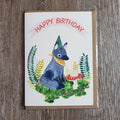 "Happy Birthday" Greeting Card