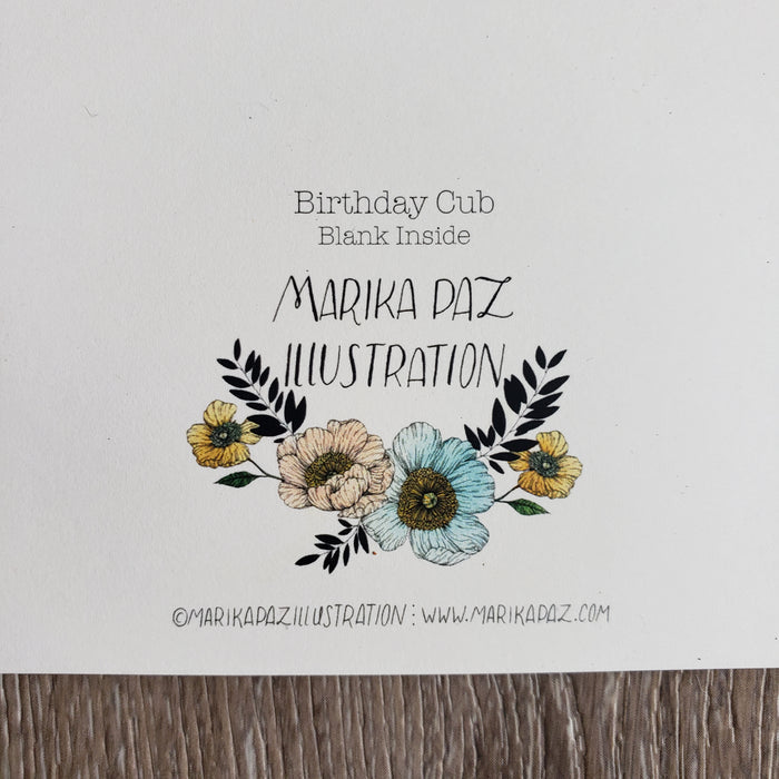 "Happy Birthday" Greeting Card
