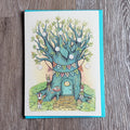 Happy Birthday Treehouse Greeting Card