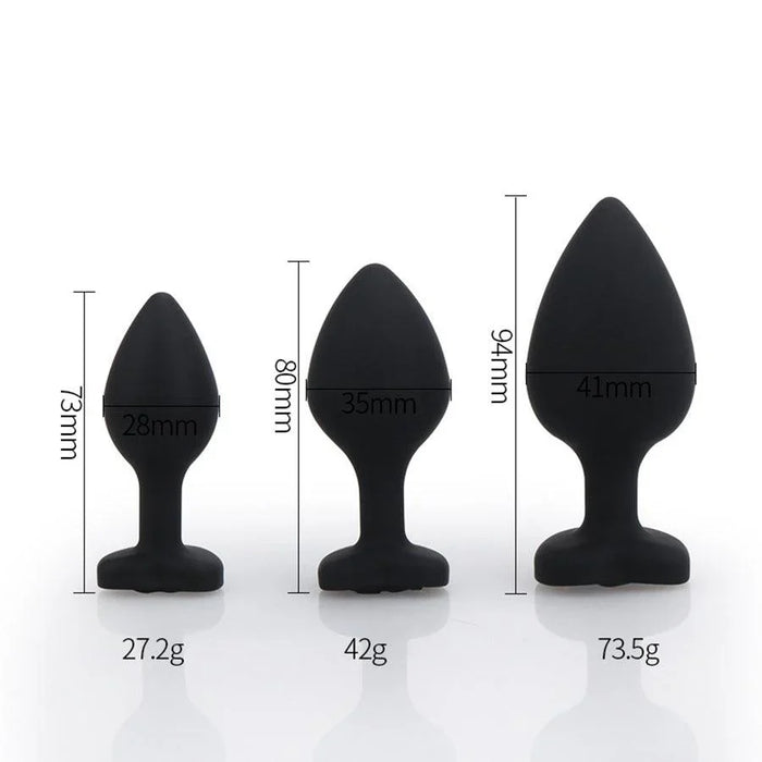 silicone anal toy