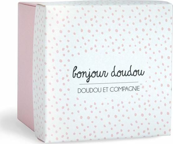 Doudou et Compagnie Hello Baby Blanket with Plush Stuffed Animal Bunny