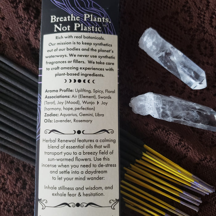 "Herbal Renewal" Lavender and Rosemary Incense