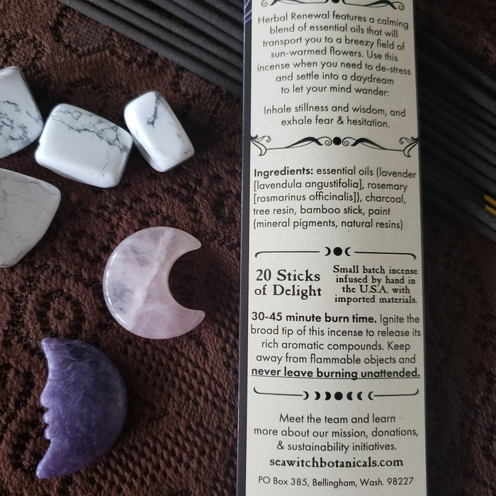 "Herbal Renewal" Lavender and Rosemary Incense