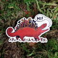 "Hi!" Noodlebeastie Vinyl Sticker