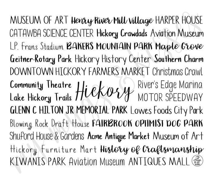 Hickory, NC Travel Mug
