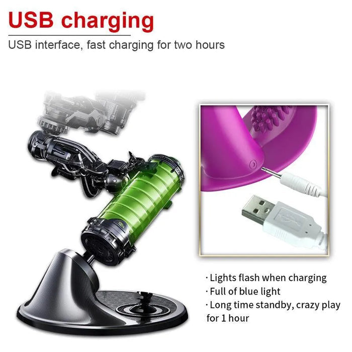 High Speed Magnetic Collision Remote Control Vibrator - xinghaoya official store
