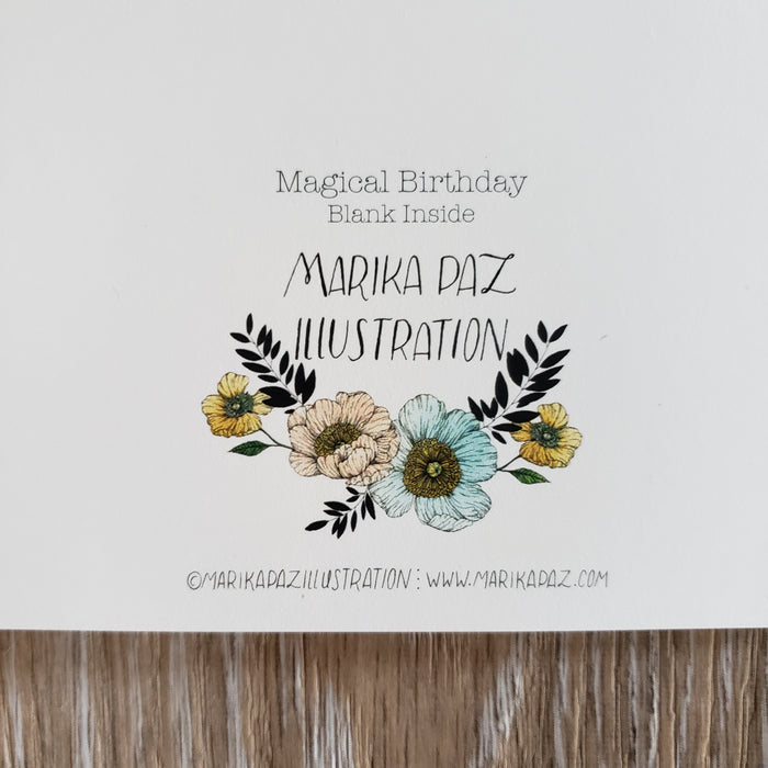 "Hope Your Birthday Is Magical" Greeting Card