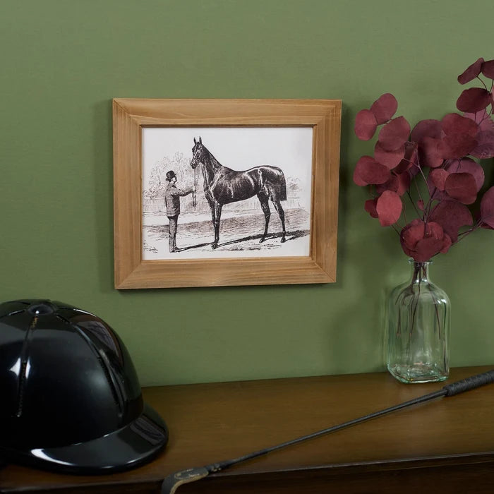 Horse Sketch Framed Wall Art 12 x 10