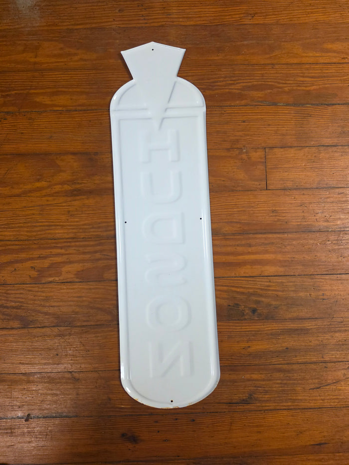Hudson metal sign