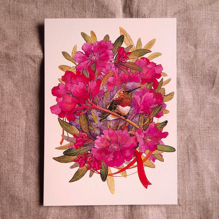 Hummingbird Greeting Card