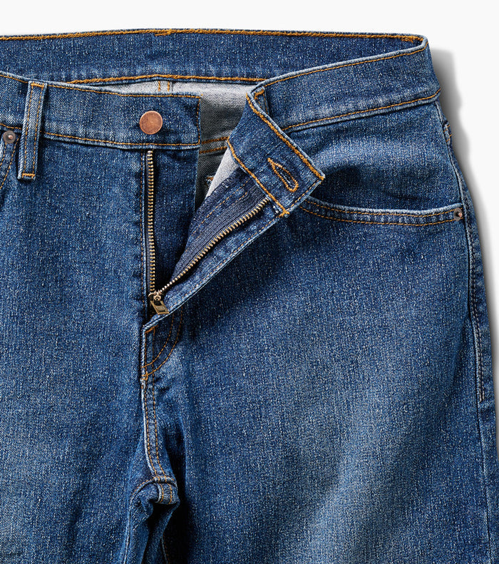 HWY 128 Straight Fit Denim Jeans - Medium Classic