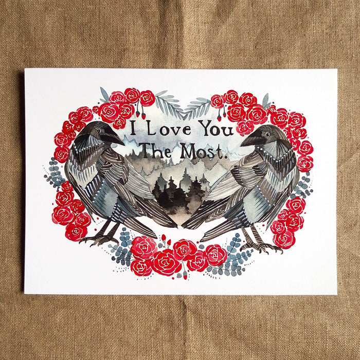 "I Love You the Most" Greeting Card