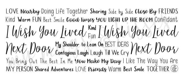 I Wish You Lived Next Door Mug