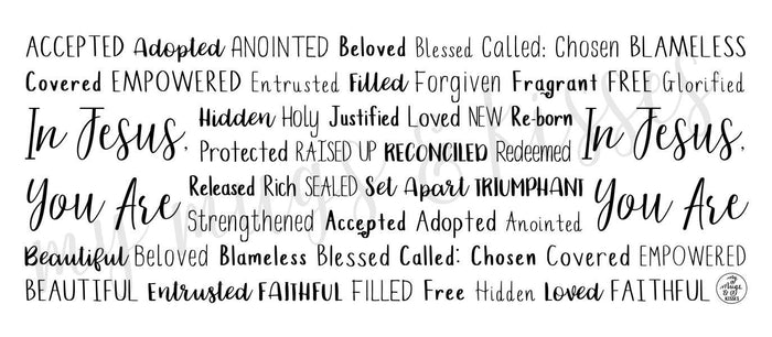 In Jesus, You Are Mug