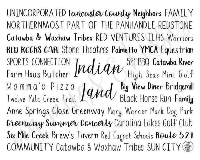Indian Land, SC Digital Download