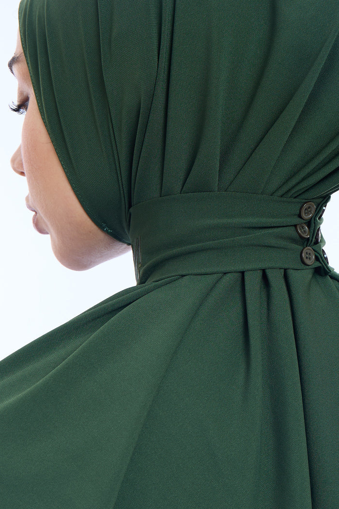 Instant Hijab Premium I  Deep Olive