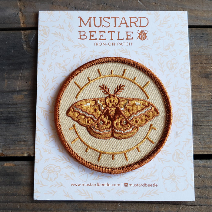 Io Moth Iron-On Patch