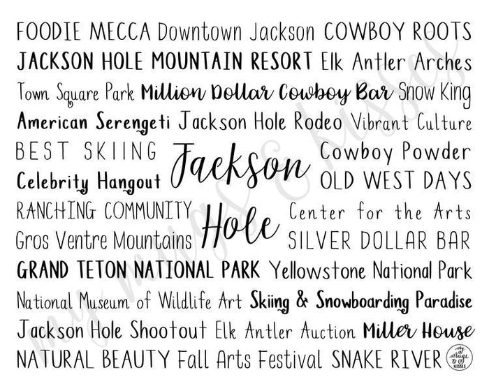 Jackson Hole, WY Digital Download