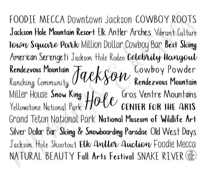 Jackson Hole, WY Travel Mug