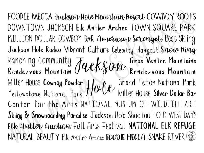 Jackson Hole, WY Tumbler