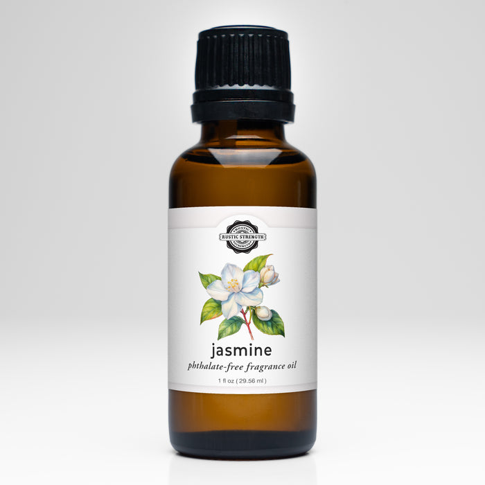 Rustic Strength - Phthalate-Free Fragrance Oil | 1oz Amber Glass Vial | Jasmine