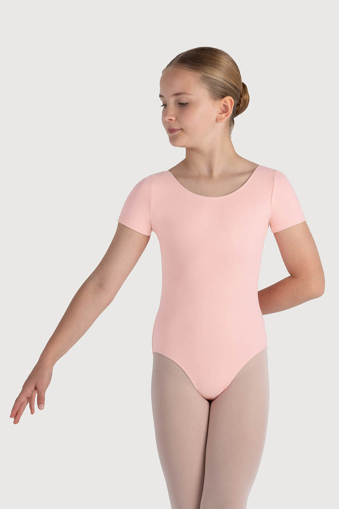 L0802G - Bloch Overture Olisia Short Sleeve Girls Leotard