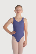 L0828G - Bloch Overture Odetta Sleeveless Pleat Girls Leotard