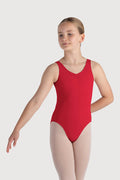 L0828G - Bloch Overture Odetta Sleeveless Pleat Girls Leotard