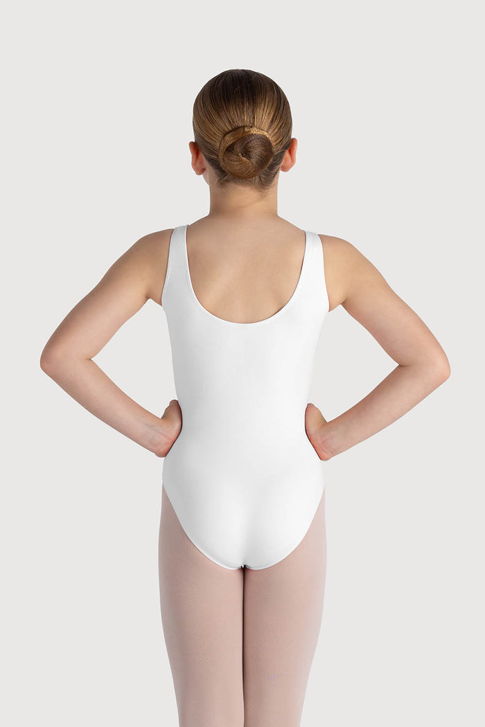 L0828G - Bloch Overture Odetta Sleeveless Pleat Girls Leotard