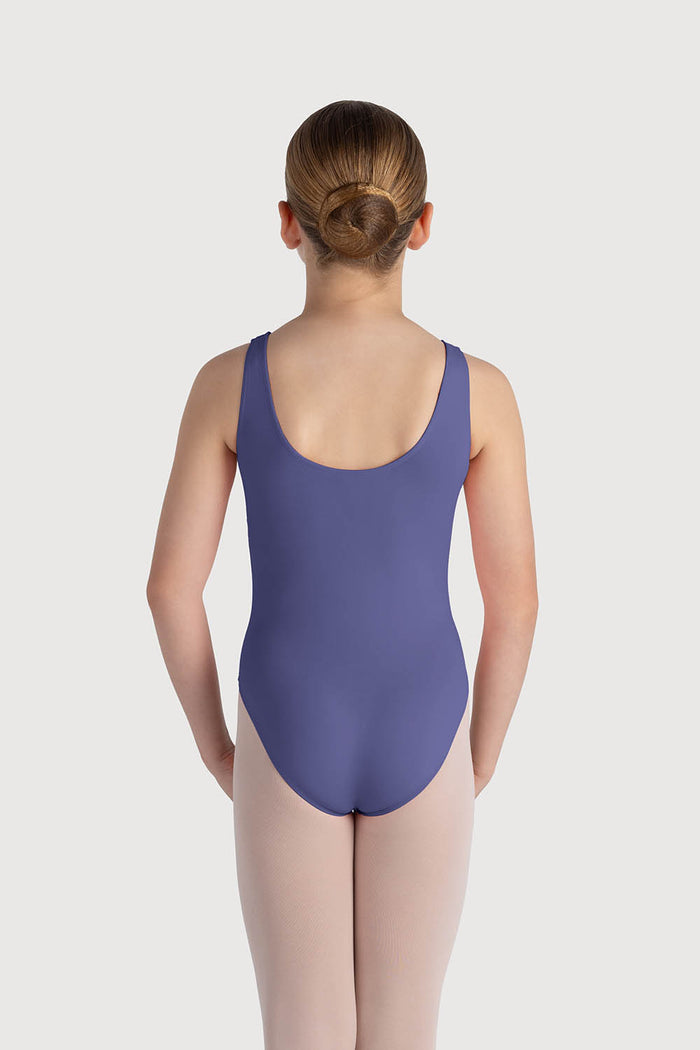 L0828G - Bloch Overture Odetta Sleeveless Pleat Girls Leotard