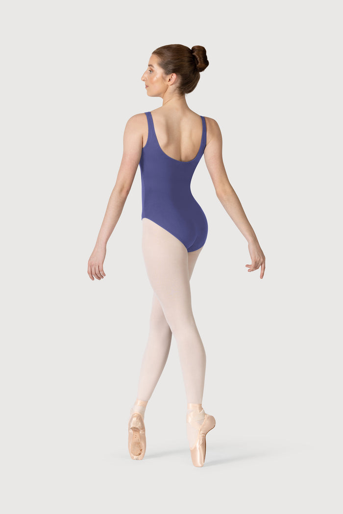 L0828L - Bloch Overture Odetta Sleeveless Pleat Womens Leotard