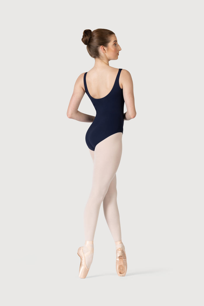 L0828L - Bloch Overture Odetta Sleeveless Pleat Womens Leotard