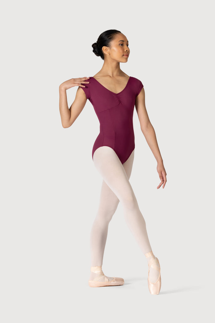 L3872LI - Bloch Varda Repertoire Womens Cap Sleeve Leotard