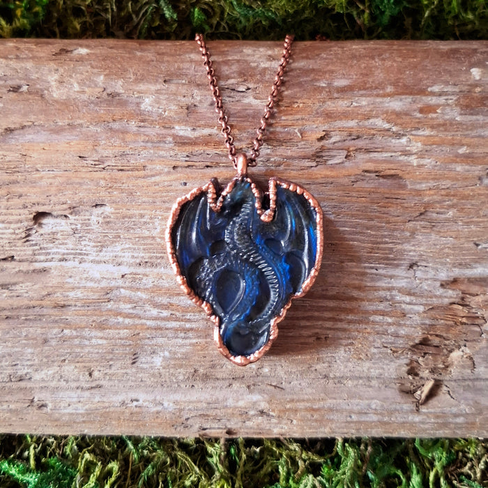 Labradorite Dragon Necklace